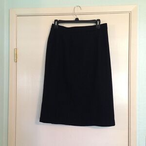 Sag harbor black dark academia Corpcore wool skirt 12‎